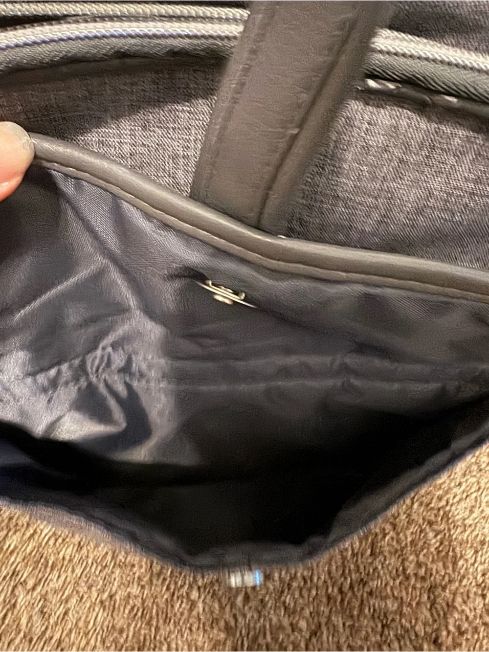 Grey Carter’s Diaper Bag Backpack